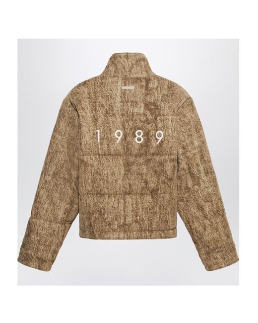 1989 STUDIO Natural Long-Sleeved Turtleneck Casual Jacket for men