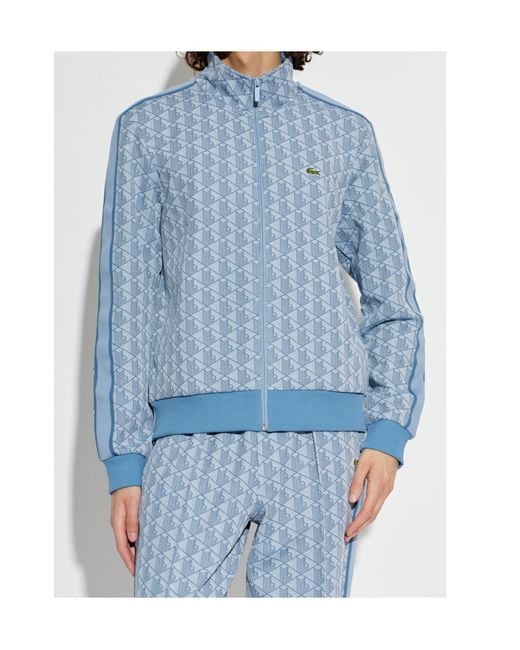 Lacoste Blue Paris Zip-Up Track Jacket for men