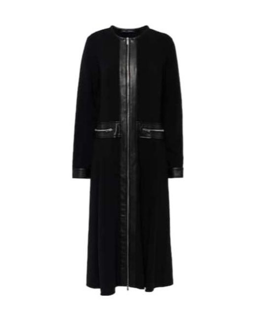 Proenza Schouler Black Joanne Crêpe Midi Dress