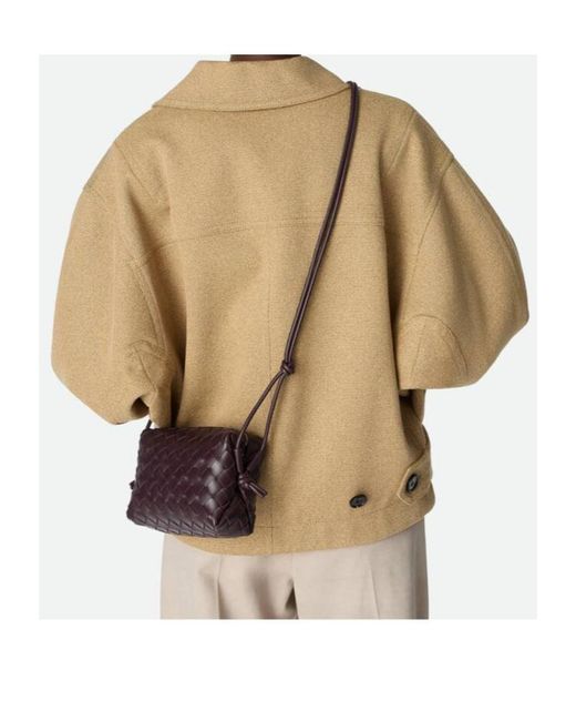 Bottega Veneta Brown Loop Mini Camera Bag