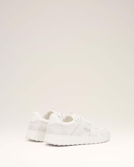 AMI White Low-Top Sneakers for men