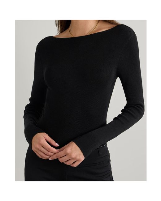 St. Agni Black Long Sleeve Jumpsuit