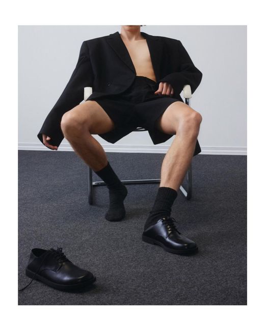 Camper Black Don Derby Shoes for men