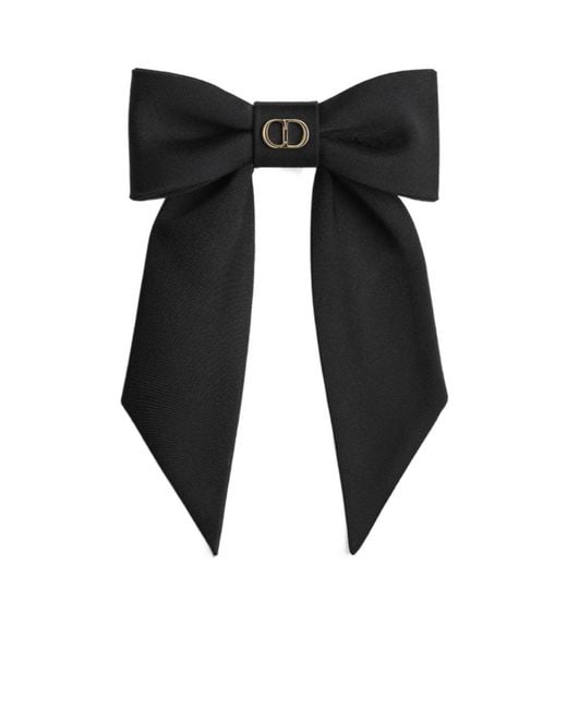 Dior Black Large Twist Bow