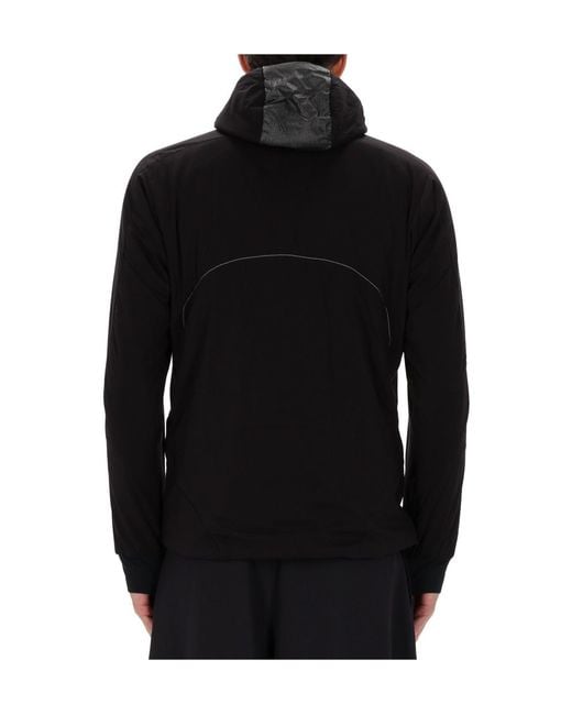 And Wander Brown Hooded Casual Jacket for men