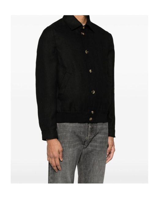 Brunello Cucinelli Black Outerwears for men