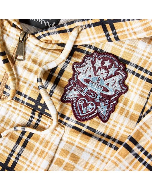 Vivienne Westwood Natural Zip-Up Hooded Jacket
