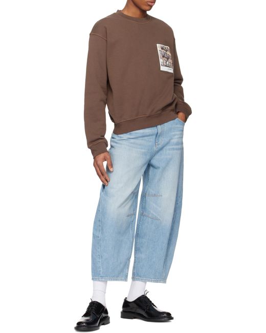 Helmut Lang Brown Brooklyn-Postcard Sweatshirt for men