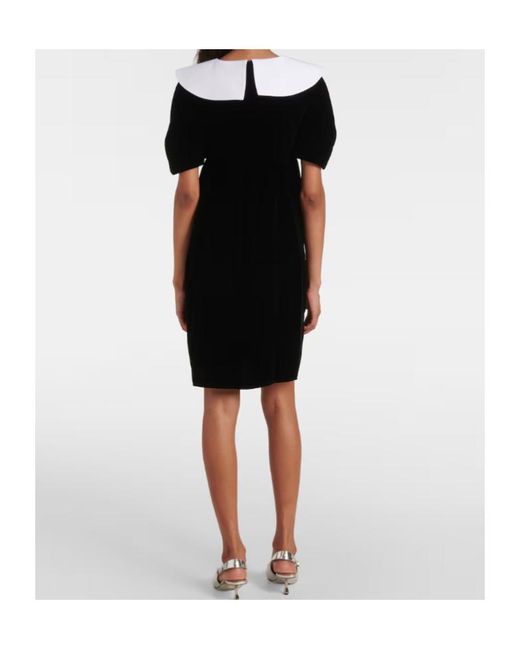 Nina Ricci Black Velvet Minidress