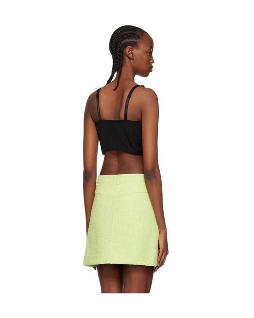 Moschino Green Button Sling Vest
