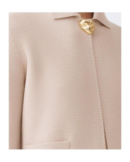 Fabiana Filippi Natural Nugget Detailed Jacket