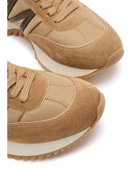 Moncler Natural Pacey Panelled Sneakers for men