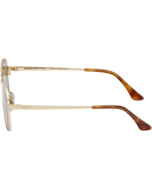 Retrosuperfuture Green Spliff Sunglasses for men