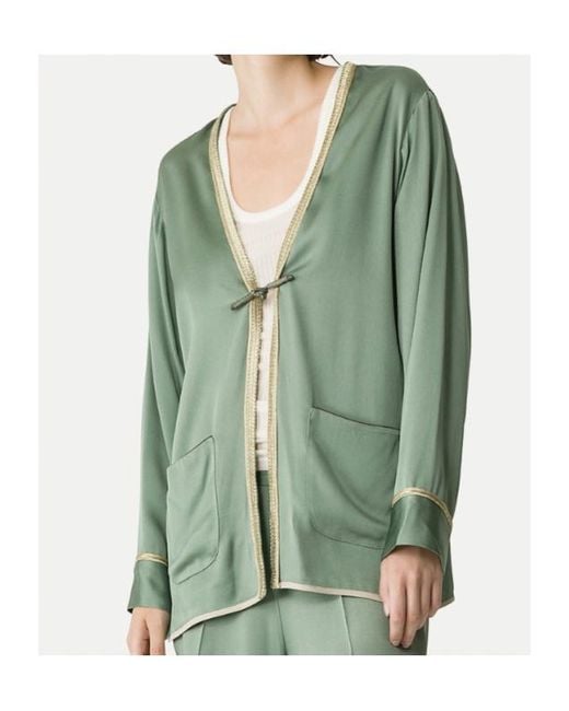 Forte_forte Green Pocket Trim Jacket