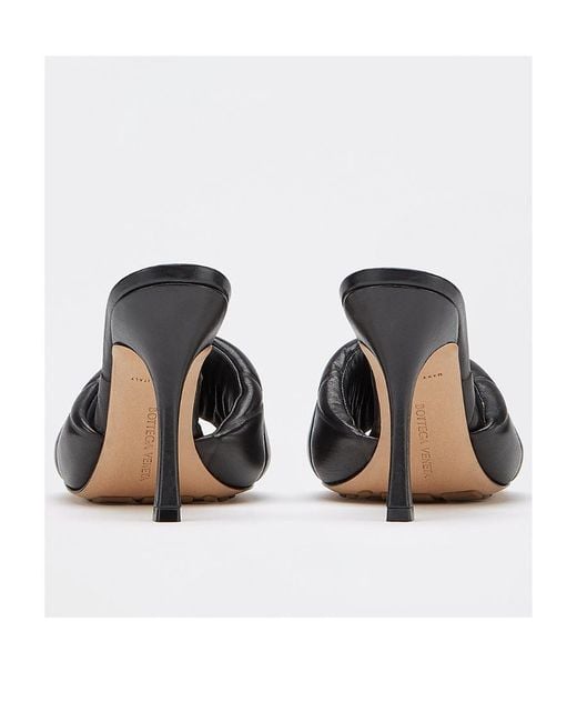 Bottega Veneta Black The Lido Sandals