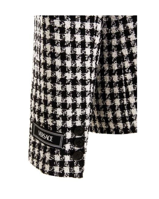 Versace Black Single-Breatsed Blazer