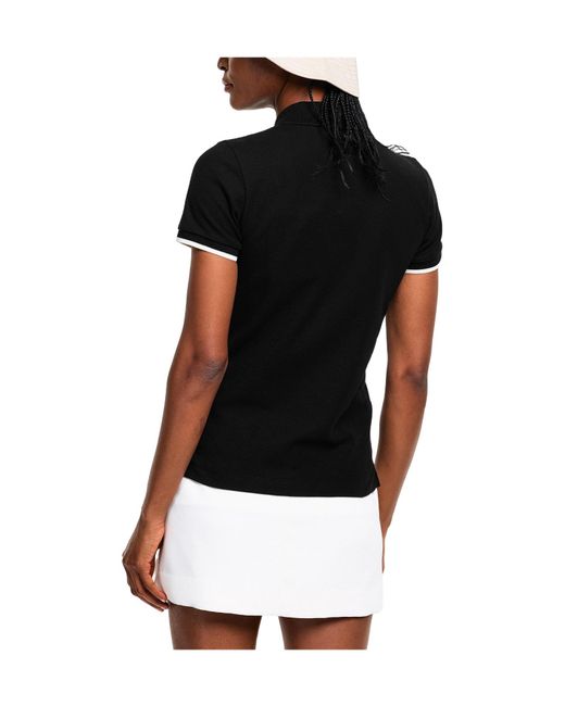 Moncler Black Short-Sleeved Polo Shirt