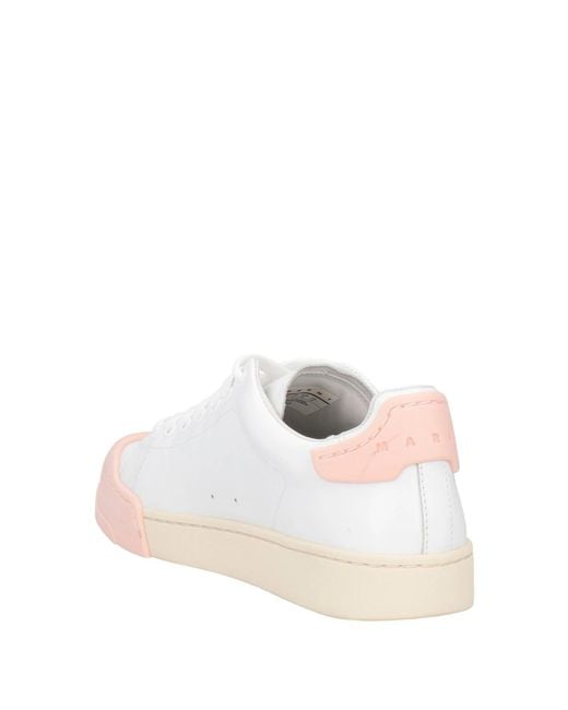 Marni White Low-Top Casual Shoes