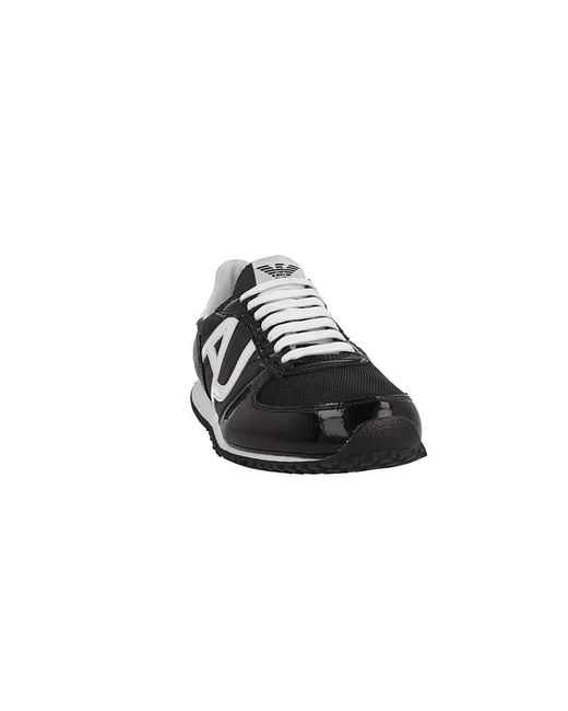 Armani Jeans Black Logo Details Casual Sneakers for men