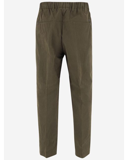 Herno Gray Belt Loop Casual Pants for men