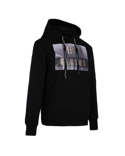 Versus  Black Logo Details Sweater for men