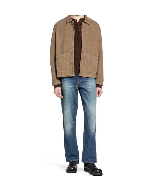 sunflower Blue Logo-Patch Denim Jeans for men