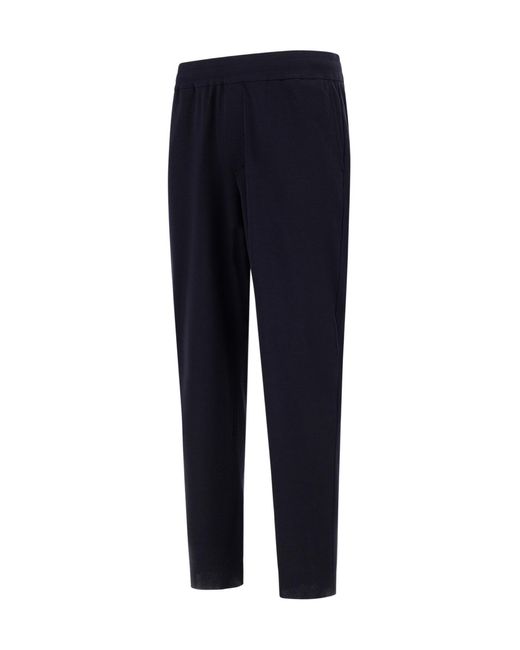 Herno Blue Tapered Track Pants for men