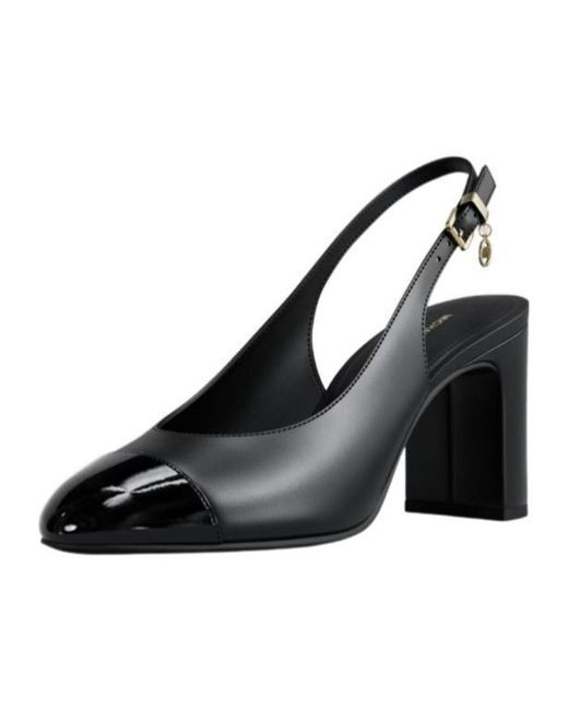 MICHAEL Michael Kors Black Piper Slingback Heeled Pumps