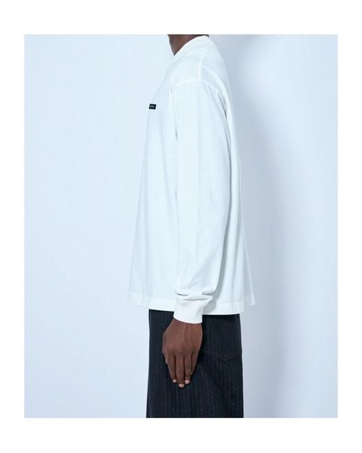 Prada Blue Long-Sleeved Sweatshirt for men