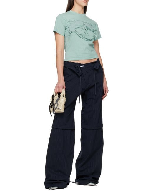 OTTOLINGER Blue Work Casual Pants