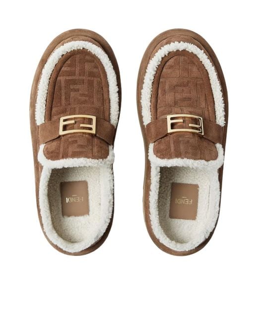 Fendi Brown Apres Chic Sabot