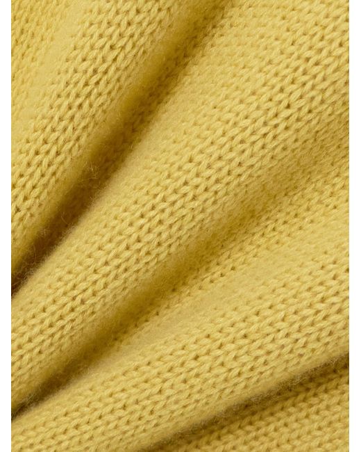 LeKasha Yellow Anong Organic Cashmere Sweater