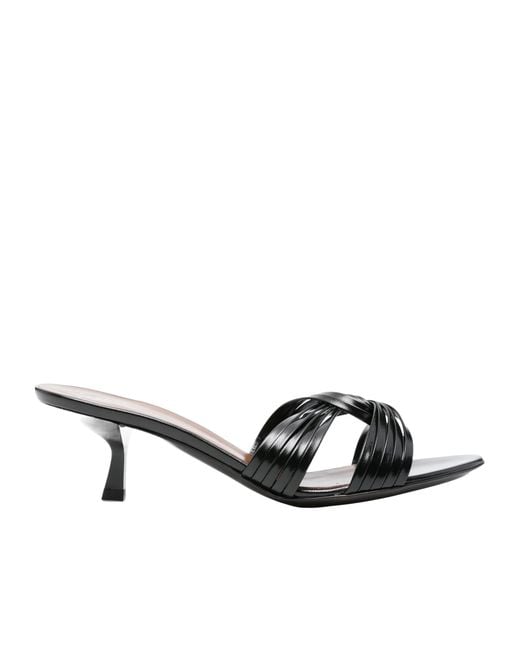 Giuseppe Zanotti White Knotted Leather Sandals