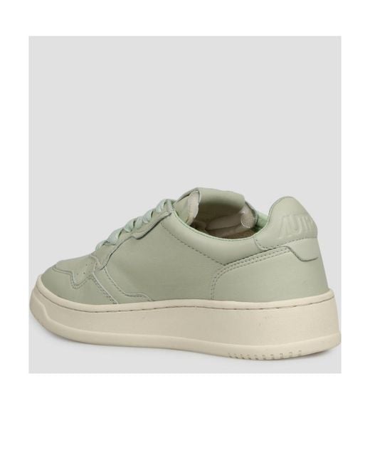 Autry Green Medalist Low-Top Sneakers