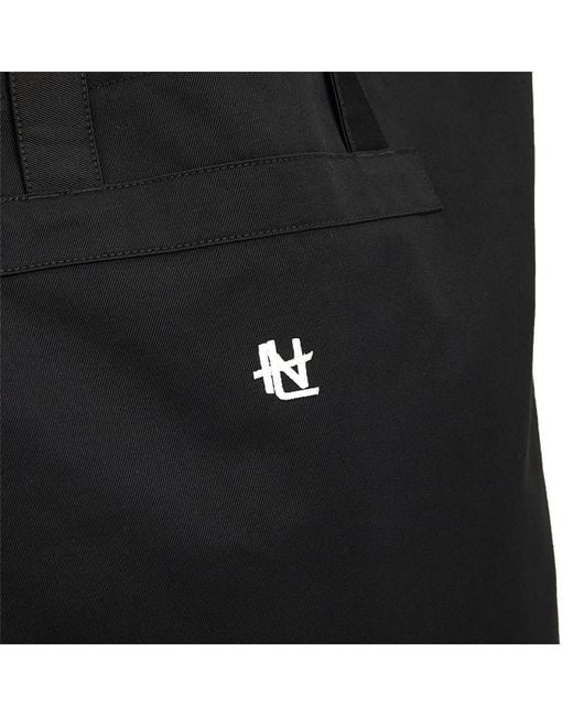 Nanamica Black Logo Tote Bag