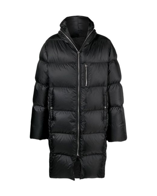Moncler Black Moncler Rick Owens Gimp Padded Coat for men