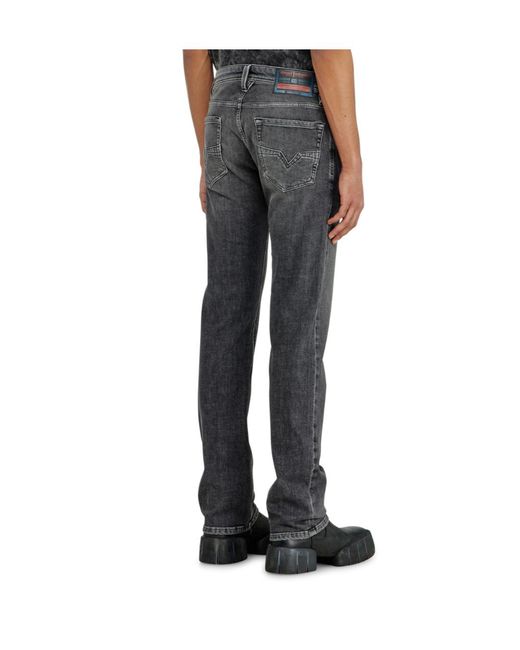DIESEL Gray 1985 Larkee Straight-Leg Jeans for men