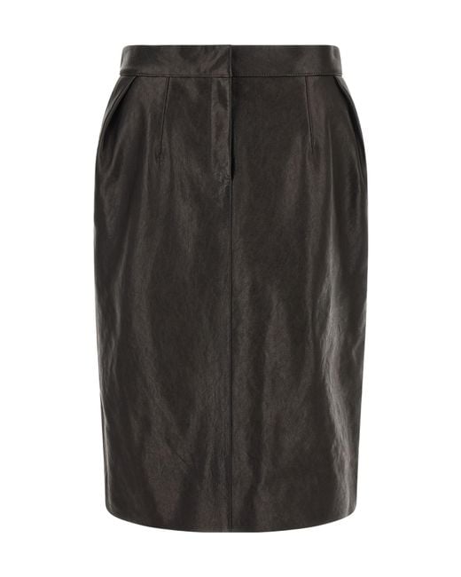 Magda Butrym Black '28' Skirt