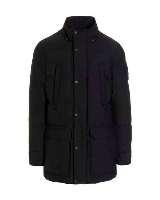 Moose Knuckles Black Valleyfield Padded Jacket for men