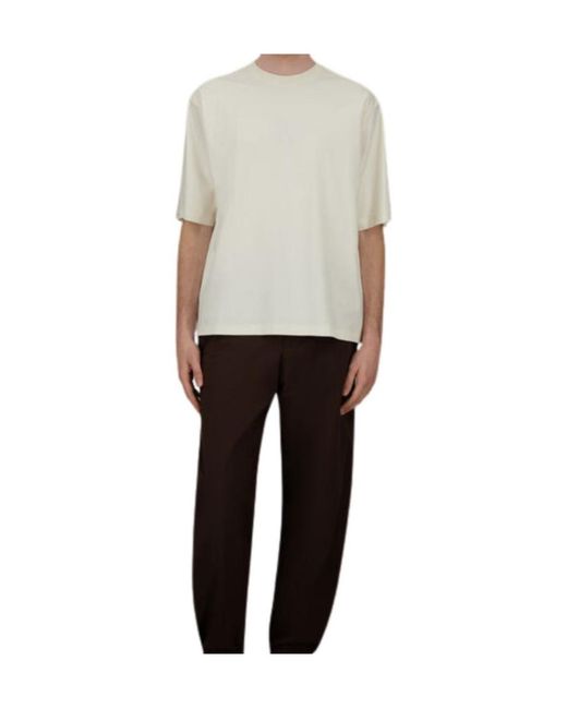 Herno White Short-Sleeved T-Shirt for men