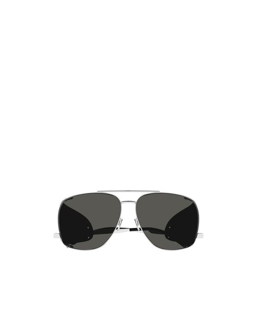 Saint Laurent Black Logo Sunglasses for men