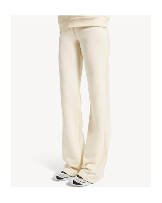 Balenciaga White Logo Drawstring Joggers