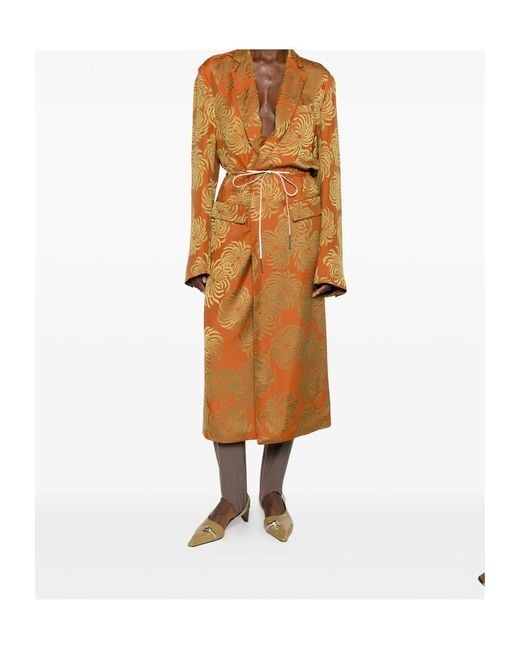 Dries Van Noten Orange Long-Sleeved Windbreaker
