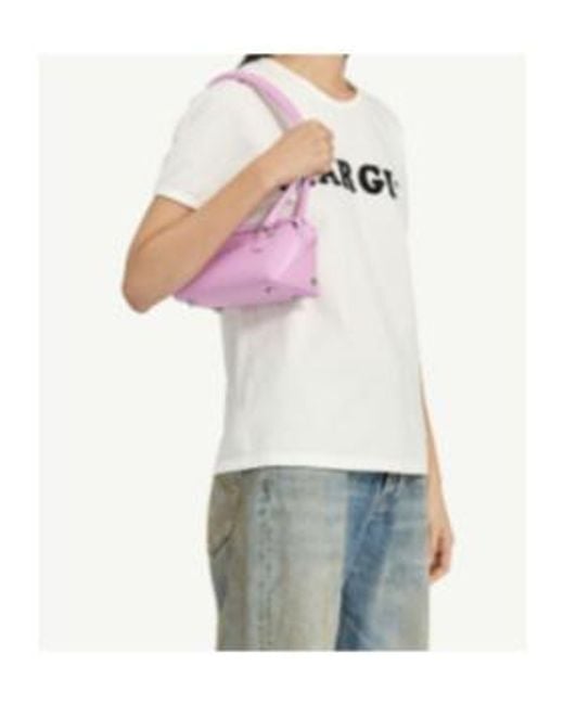 MM6 by Maison Margiela White Logo Printed Crewneck T-Shirt
