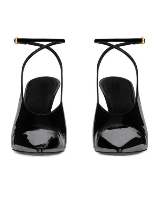 Givenchy Black Slingback Pointed-Toe Pumps