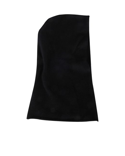 Extreme Cashmere Black Elastic Balaclava Hat