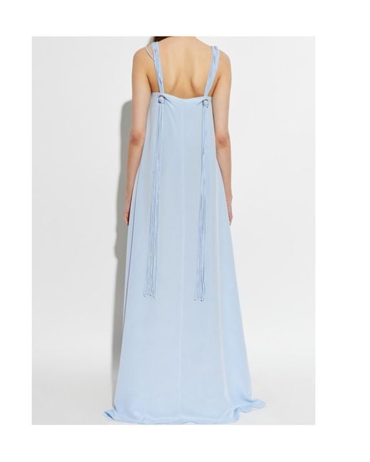Cult Gaia Blue Etsuko High-Low-Hem Top
