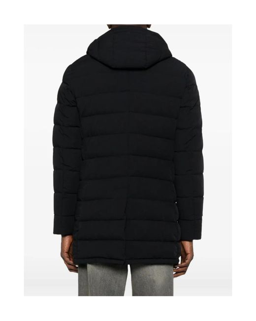 Moorer Blue Calandri Padded Jacket for men