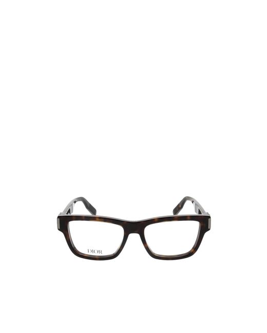 Dior White Eyewear Rectangle-Frame Glasses for men