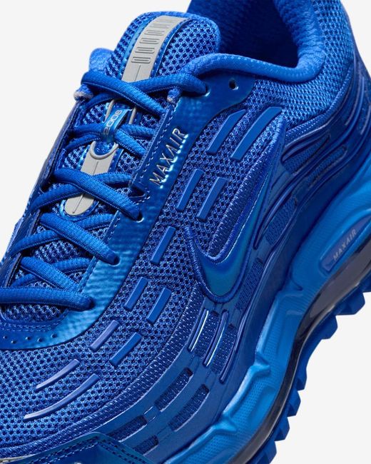 Nike Blue Air Max Lace-Up Sneakers for men